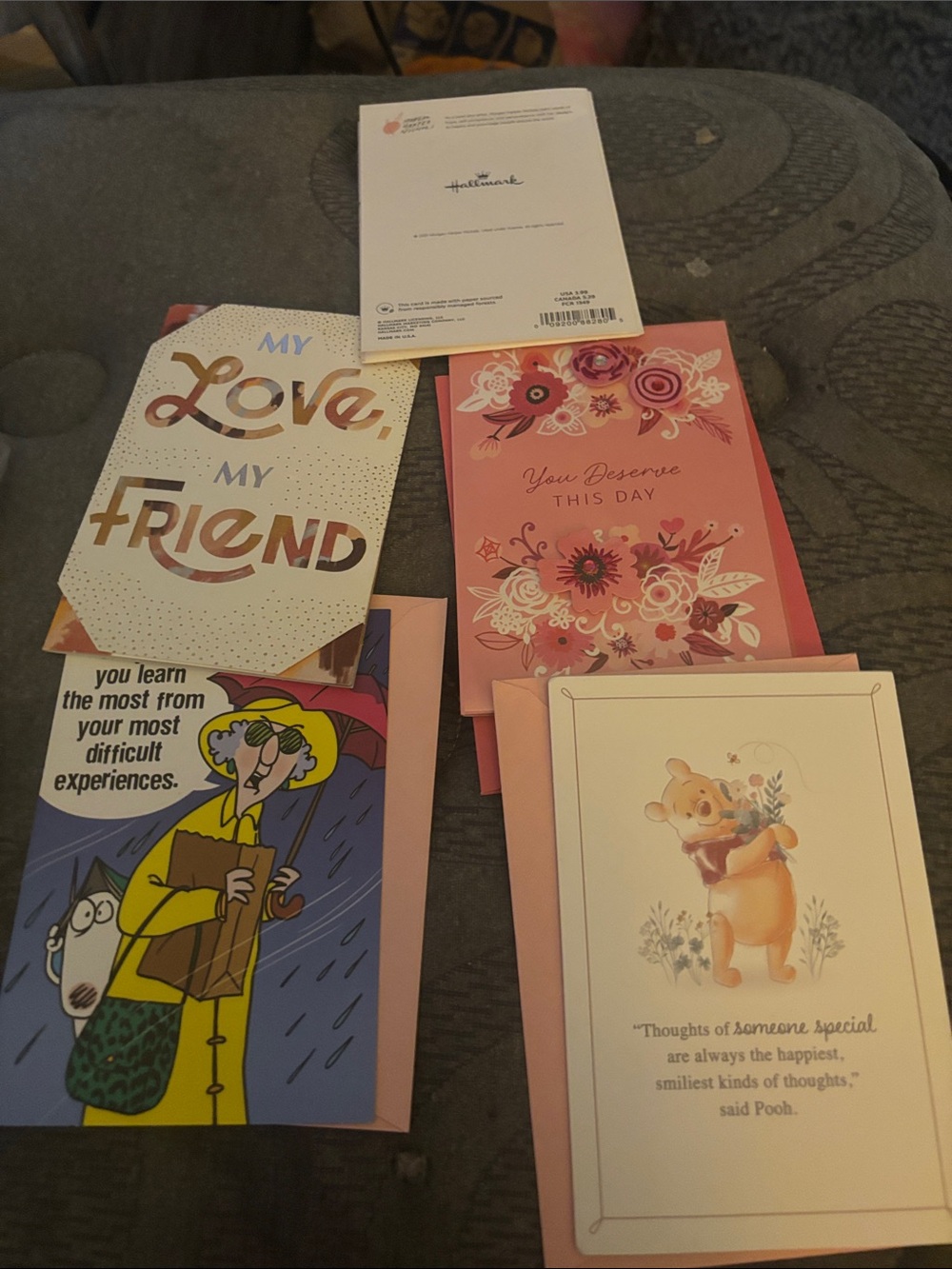 Hallmark Pink and Gold Floral Friendship Birthday Card Collection